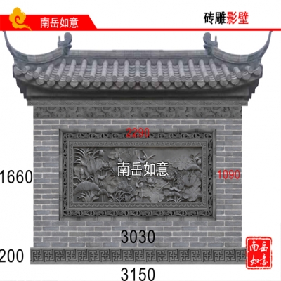 湖南衡阳砖雕影壁、砖雕照壁、湖南衡阳砖雕壁画、浮雕壁画、湖南衡阳砖雕安装施工队